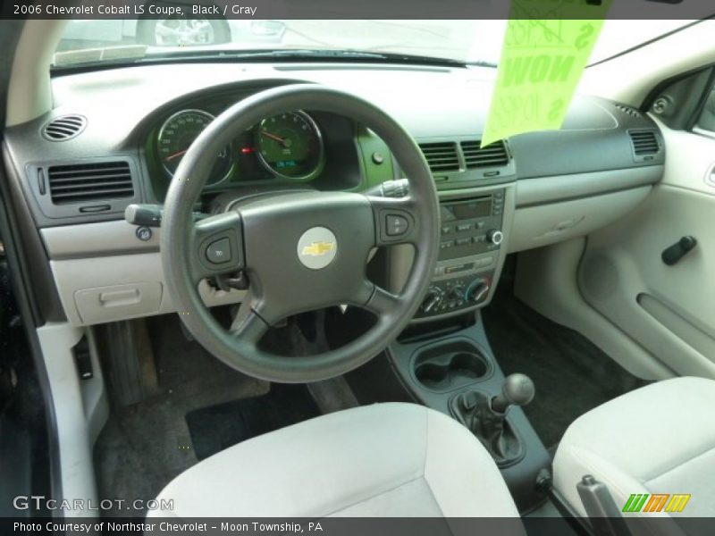 Black / Gray 2006 Chevrolet Cobalt LS Coupe