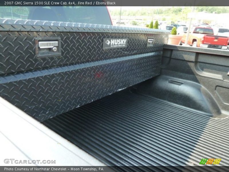 Fire Red / Ebony Black 2007 GMC Sierra 1500 SLE Crew Cab 4x4