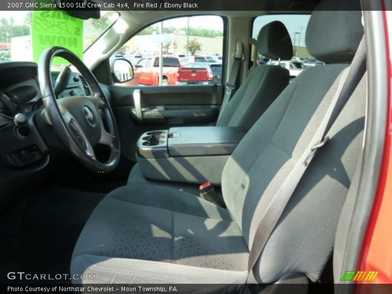 Fire Red / Ebony Black 2007 GMC Sierra 1500 SLE Crew Cab 4x4