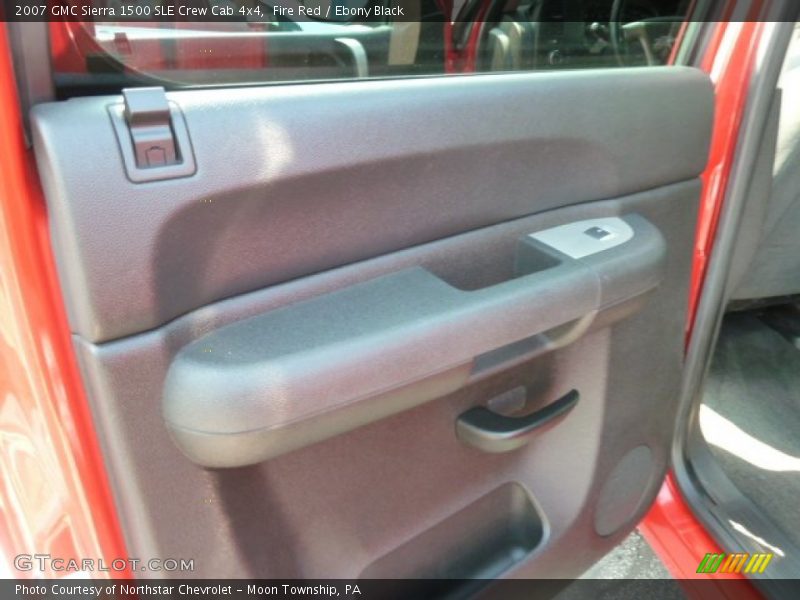 Fire Red / Ebony Black 2007 GMC Sierra 1500 SLE Crew Cab 4x4