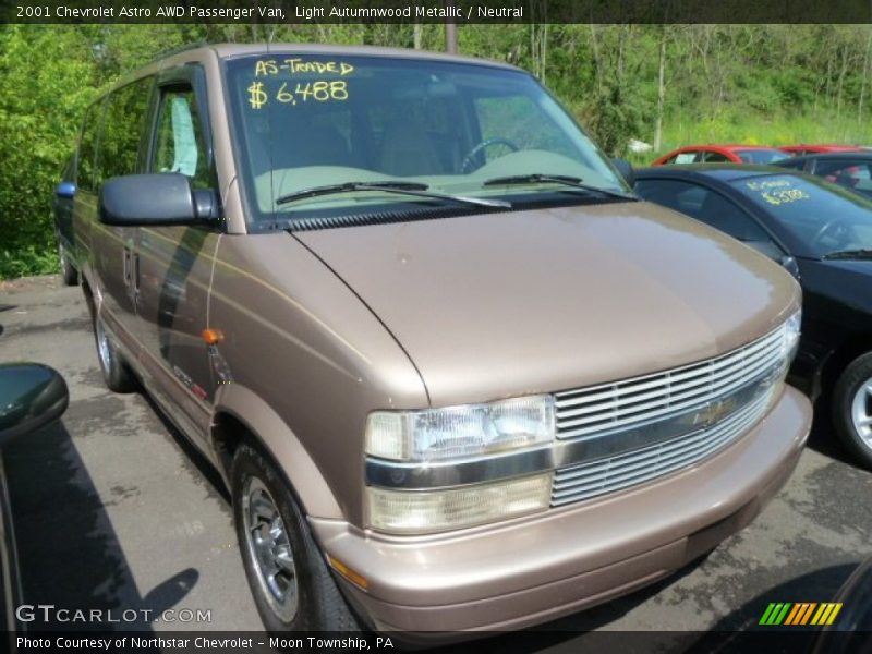 Light Autumnwood Metallic / Neutral 2001 Chevrolet Astro AWD Passenger Van