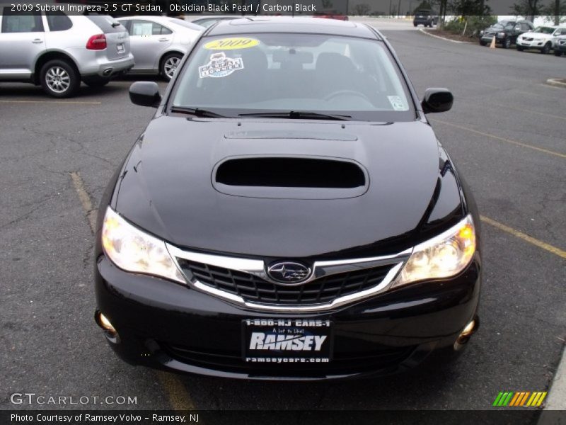Obsidian Black Pearl / Carbon Black 2009 Subaru Impreza 2.5 GT Sedan