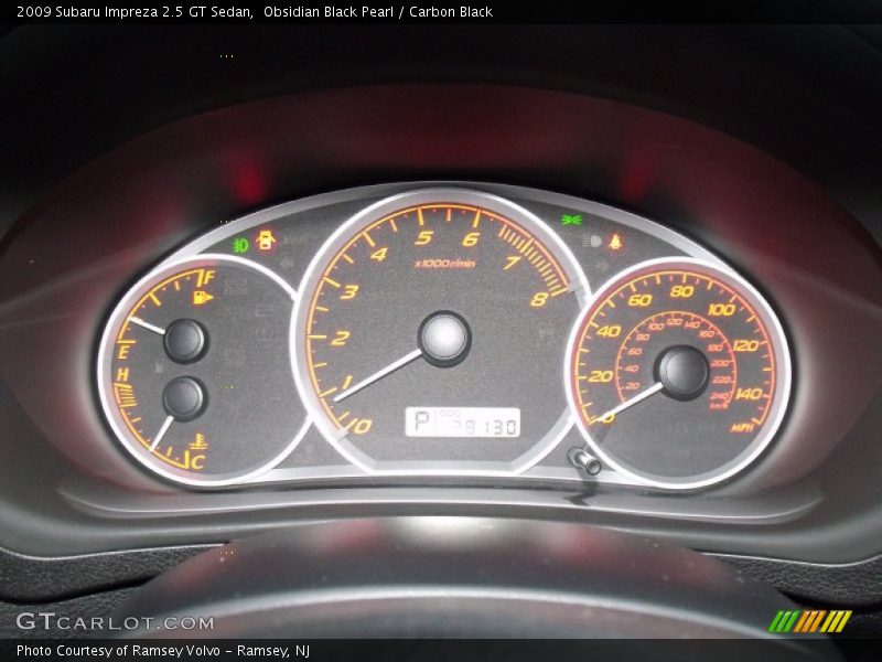  2009 Impreza 2.5 GT Sedan 2.5 GT Sedan Gauges