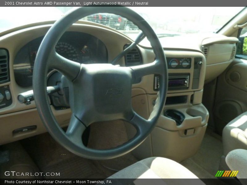 Light Autumnwood Metallic / Neutral 2001 Chevrolet Astro AWD Passenger Van