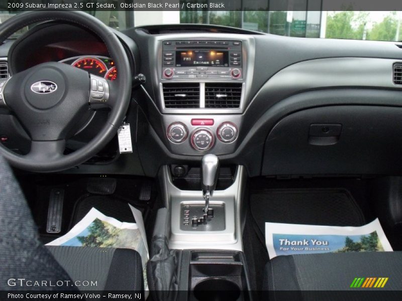 Obsidian Black Pearl / Carbon Black 2009 Subaru Impreza 2.5 GT Sedan