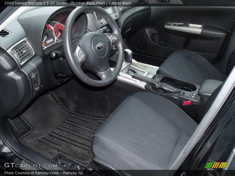  2009 Impreza 2.5 GT Sedan Carbon Black Interior