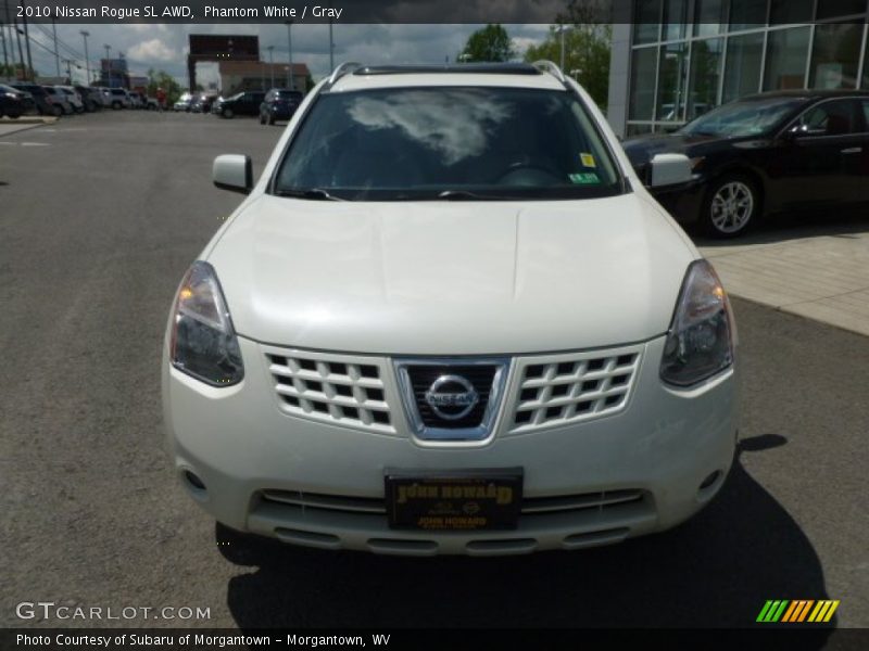 Phantom White / Gray 2010 Nissan Rogue SL AWD