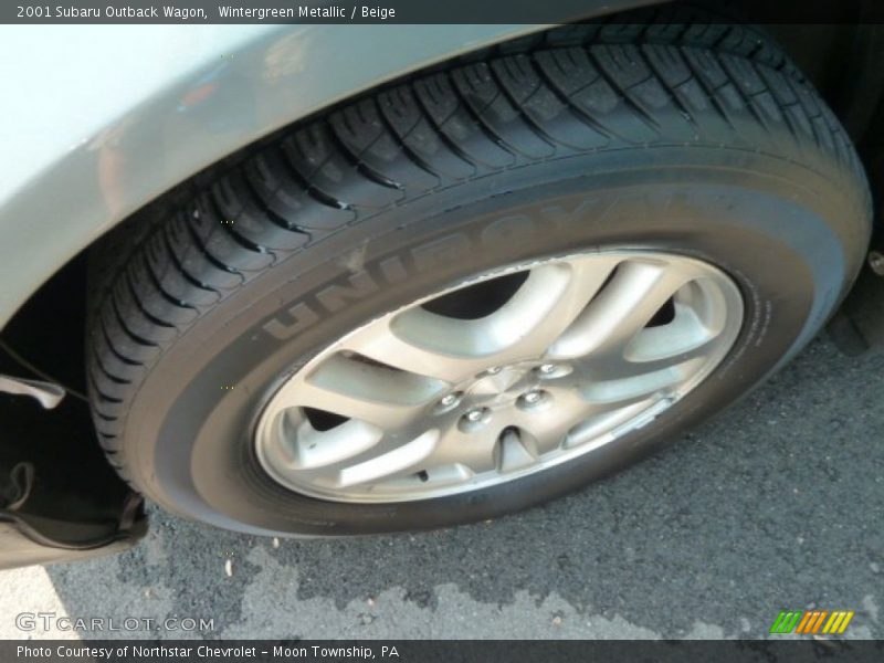Wintergreen Metallic / Beige 2001 Subaru Outback Wagon