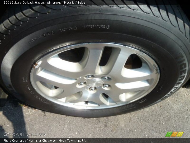 Wintergreen Metallic / Beige 2001 Subaru Outback Wagon