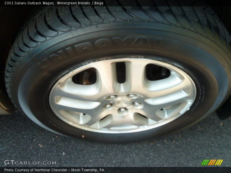 Wintergreen Metallic / Beige 2001 Subaru Outback Wagon