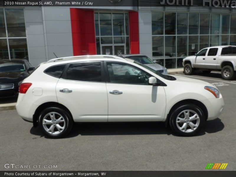 Phantom White / Gray 2010 Nissan Rogue SL AWD