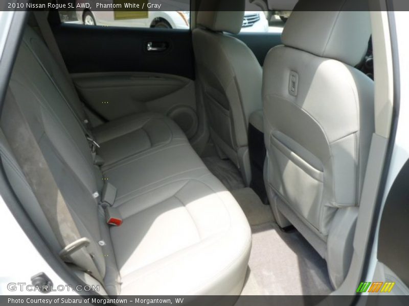 Phantom White / Gray 2010 Nissan Rogue SL AWD