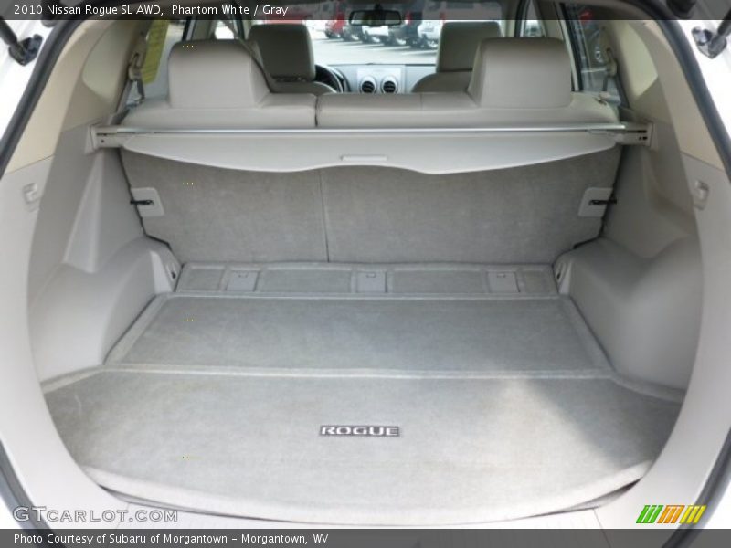 Phantom White / Gray 2010 Nissan Rogue SL AWD
