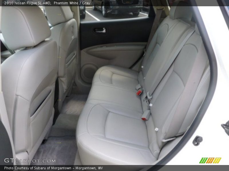 Phantom White / Gray 2010 Nissan Rogue SL AWD