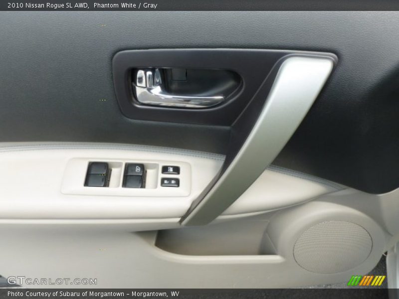 Phantom White / Gray 2010 Nissan Rogue SL AWD