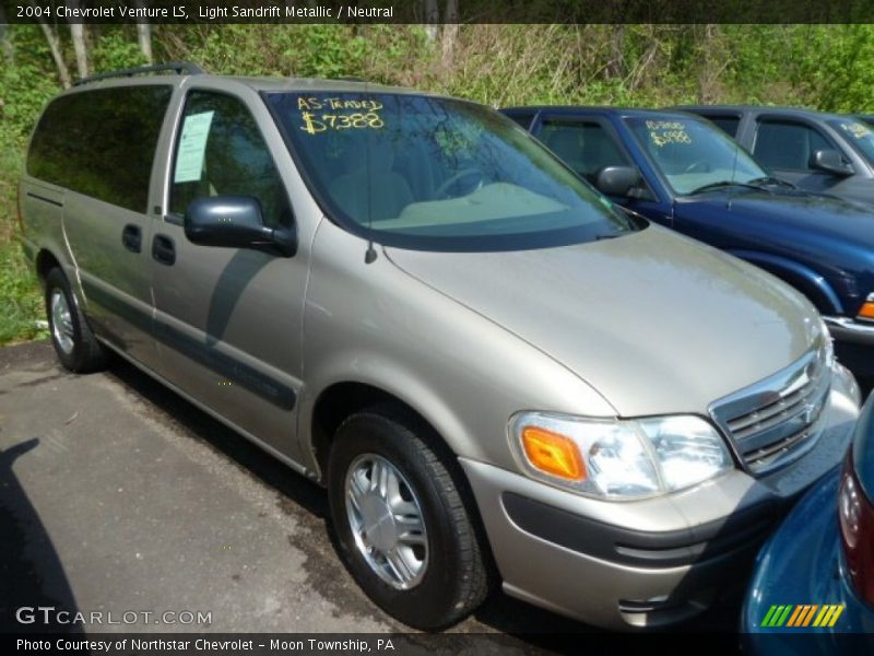 Light Sandrift Metallic / Neutral 2004 Chevrolet Venture LS