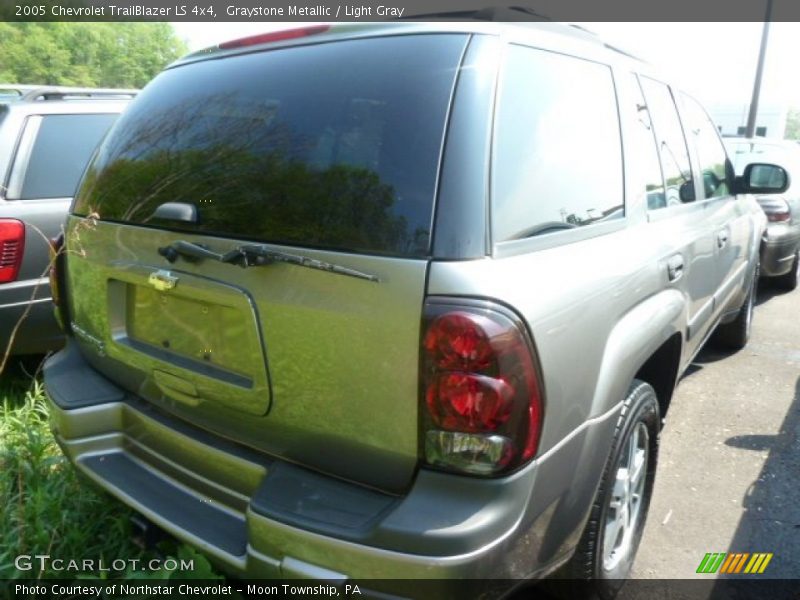 Graystone Metallic / Light Gray 2005 Chevrolet TrailBlazer LS 4x4