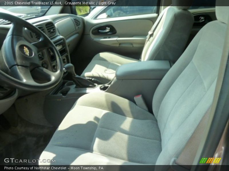 Graystone Metallic / Light Gray 2005 Chevrolet TrailBlazer LS 4x4