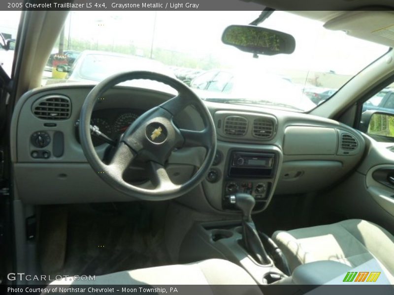 Graystone Metallic / Light Gray 2005 Chevrolet TrailBlazer LS 4x4