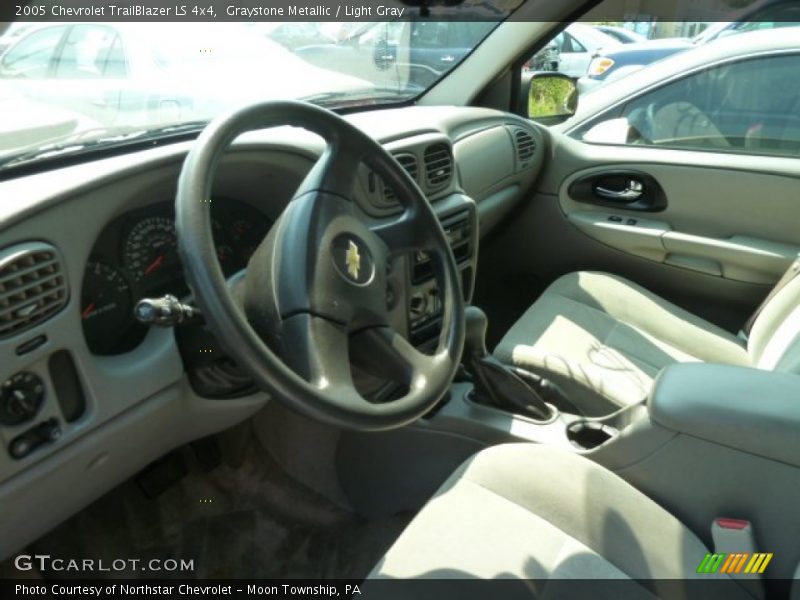 Graystone Metallic / Light Gray 2005 Chevrolet TrailBlazer LS 4x4