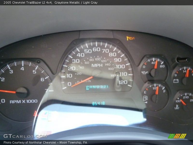 Graystone Metallic / Light Gray 2005 Chevrolet TrailBlazer LS 4x4