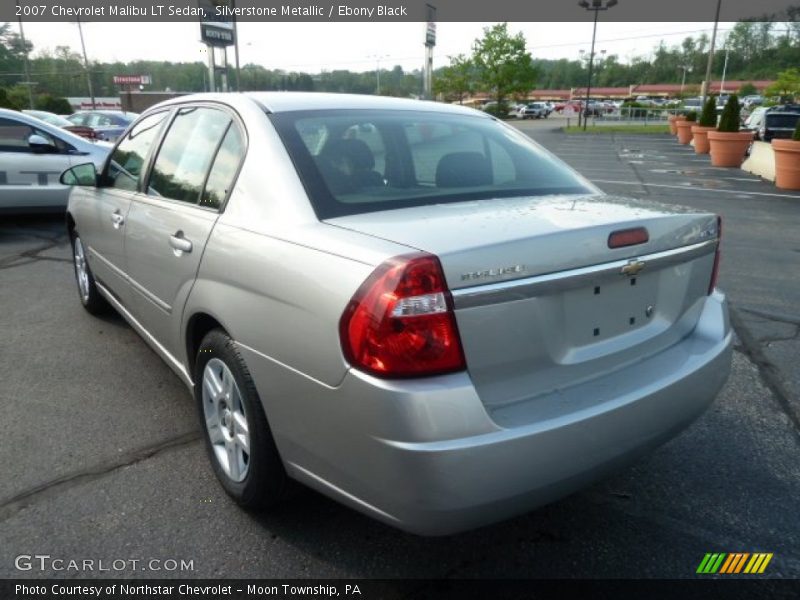 Silverstone Metallic / Ebony Black 2007 Chevrolet Malibu LT Sedan