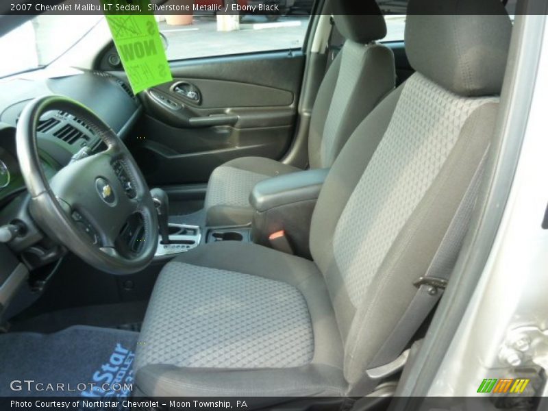 Silverstone Metallic / Ebony Black 2007 Chevrolet Malibu LT Sedan