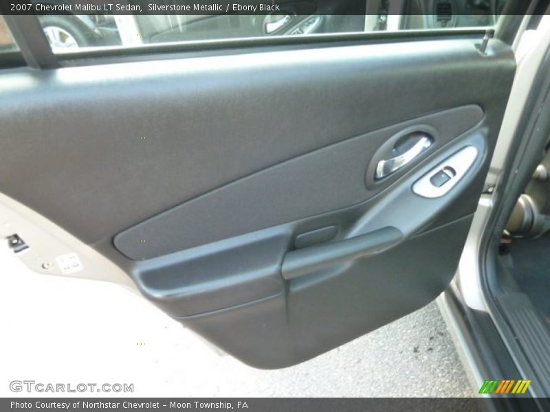 Silverstone Metallic / Ebony Black 2007 Chevrolet Malibu LT Sedan