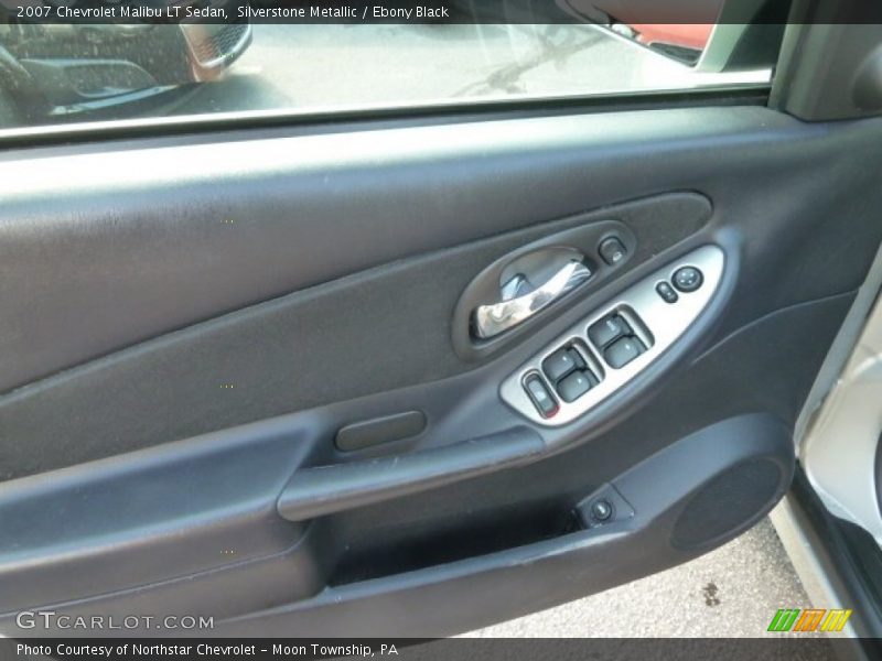 Silverstone Metallic / Ebony Black 2007 Chevrolet Malibu LT Sedan
