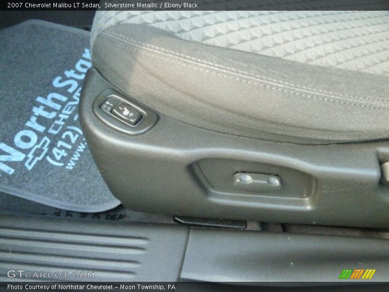 Silverstone Metallic / Ebony Black 2007 Chevrolet Malibu LT Sedan