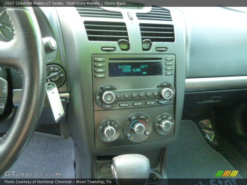 Silverstone Metallic / Ebony Black 2007 Chevrolet Malibu LT Sedan
