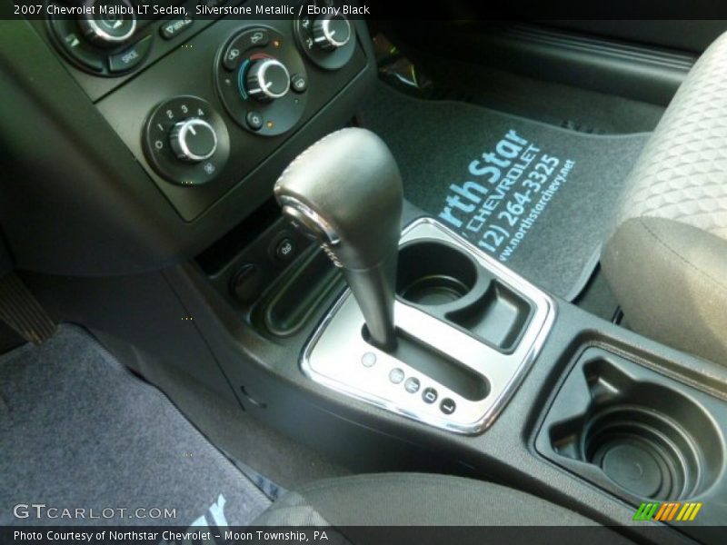 Silverstone Metallic / Ebony Black 2007 Chevrolet Malibu LT Sedan