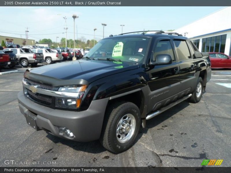 Black / Gray/Dark Charcoal 2005 Chevrolet Avalanche 2500 LT 4x4