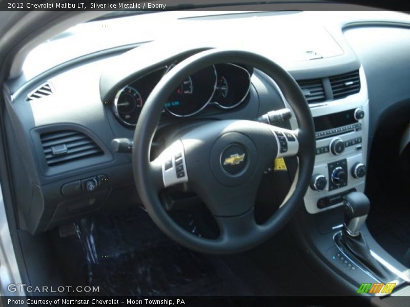 Silver Ice Metallic / Ebony 2012 Chevrolet Malibu LT