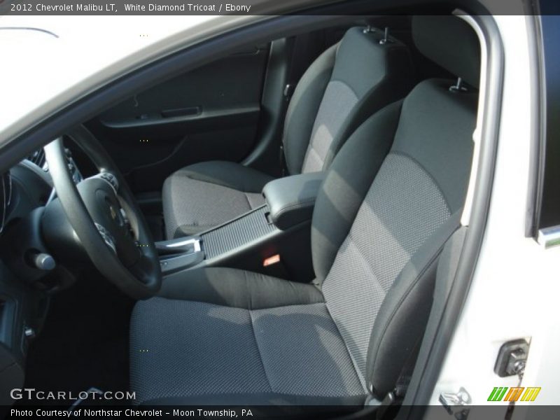 White Diamond Tricoat / Ebony 2012 Chevrolet Malibu LT