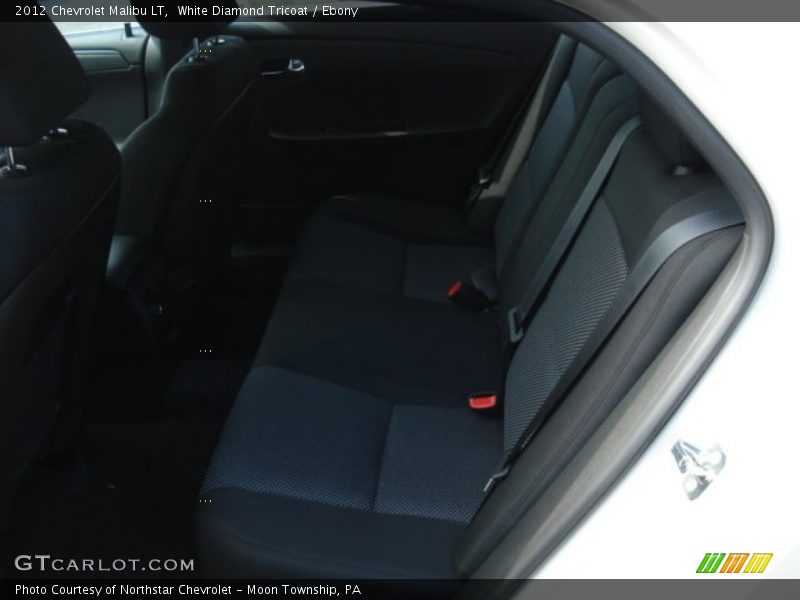 White Diamond Tricoat / Ebony 2012 Chevrolet Malibu LT
