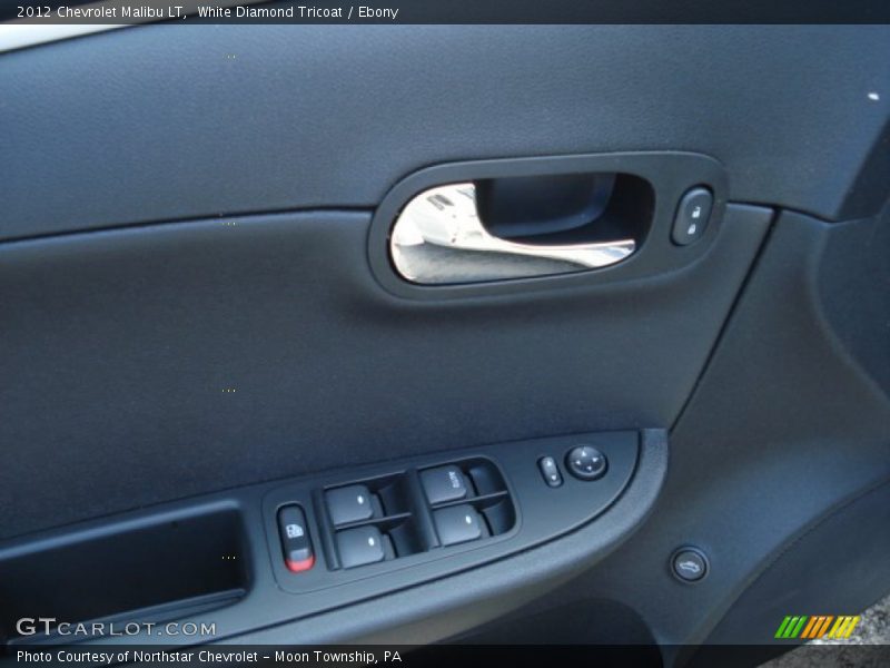 White Diamond Tricoat / Ebony 2012 Chevrolet Malibu LT