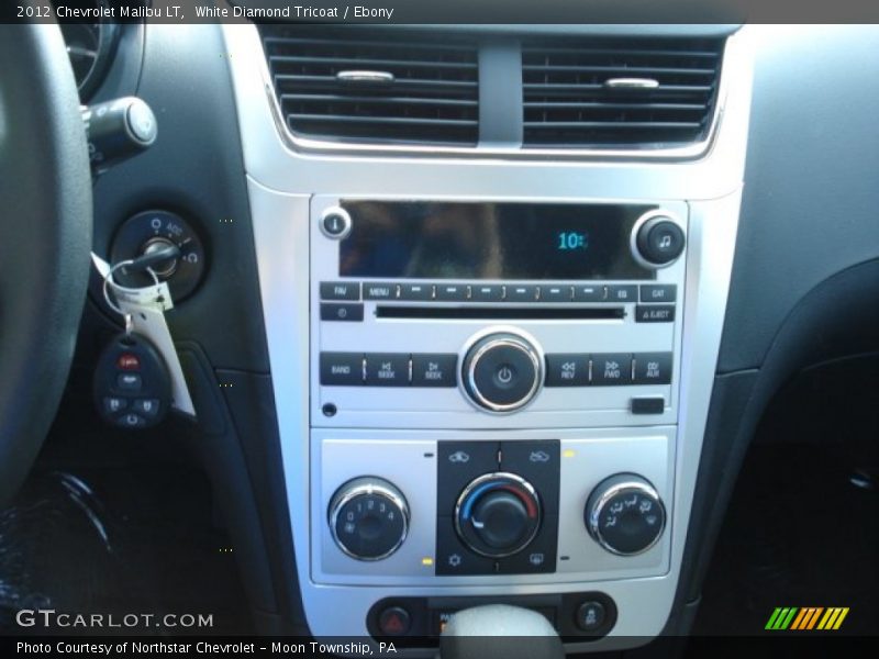 White Diamond Tricoat / Ebony 2012 Chevrolet Malibu LT