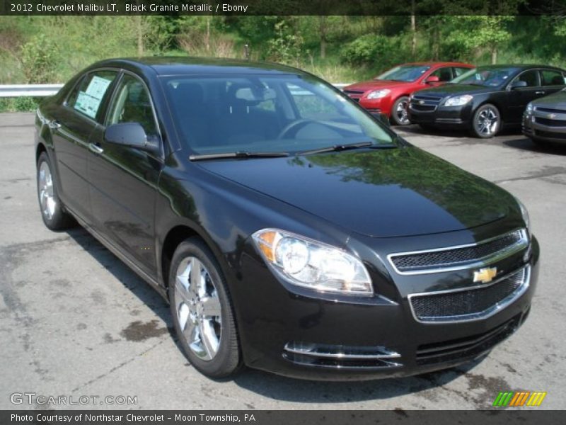 Black Granite Metallic / Ebony 2012 Chevrolet Malibu LT