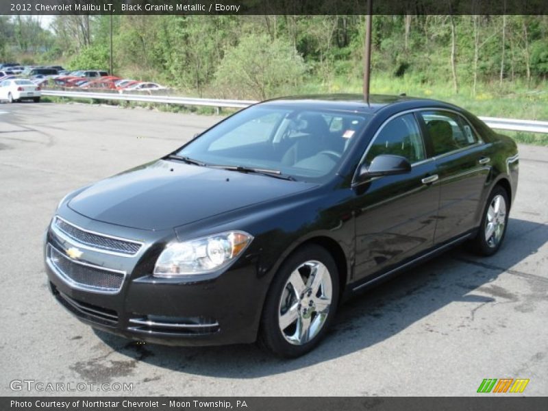 Black Granite Metallic / Ebony 2012 Chevrolet Malibu LT
