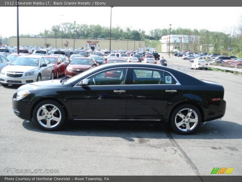 Black Granite Metallic / Ebony 2012 Chevrolet Malibu LT
