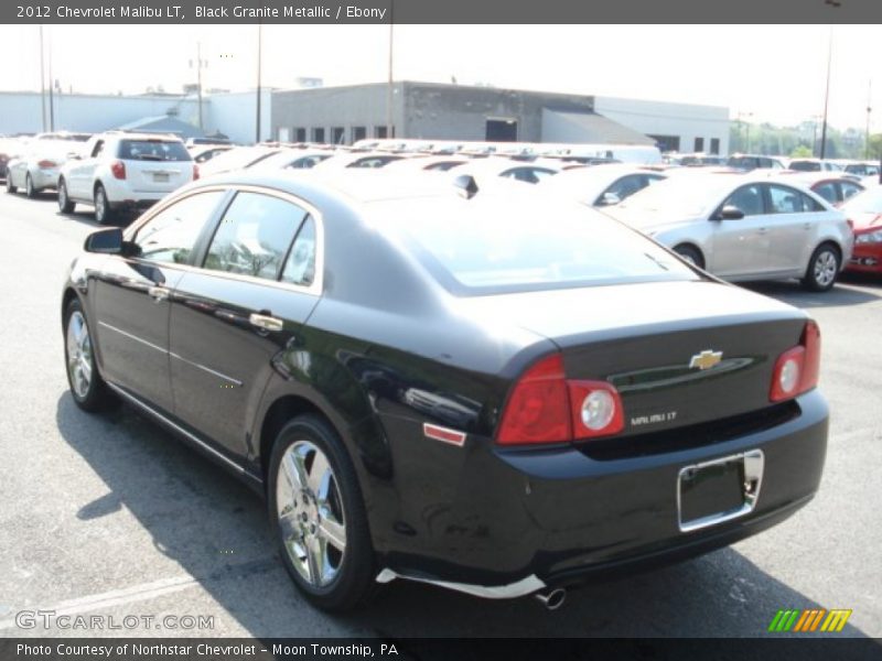 Black Granite Metallic / Ebony 2012 Chevrolet Malibu LT
