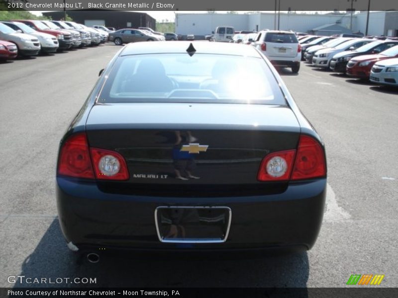 Black Granite Metallic / Ebony 2012 Chevrolet Malibu LT