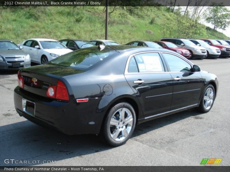 Black Granite Metallic / Ebony 2012 Chevrolet Malibu LT