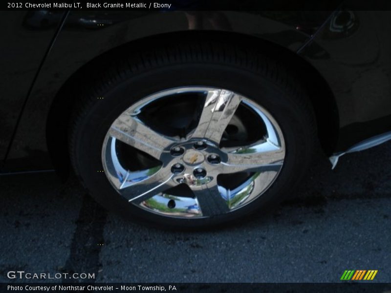 Black Granite Metallic / Ebony 2012 Chevrolet Malibu LT