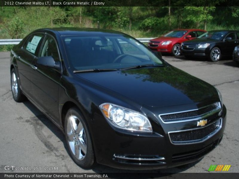 Black Granite Metallic / Ebony 2012 Chevrolet Malibu LT