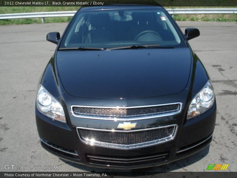 Black Granite Metallic / Ebony 2012 Chevrolet Malibu LT