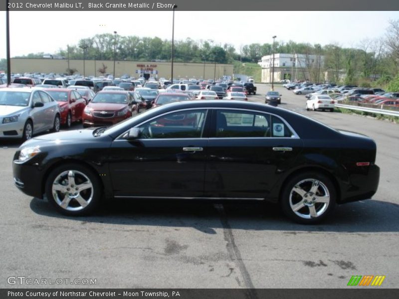 Black Granite Metallic / Ebony 2012 Chevrolet Malibu LT