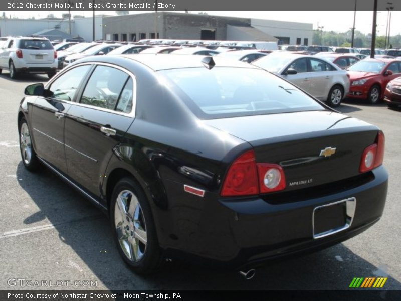 Black Granite Metallic / Ebony 2012 Chevrolet Malibu LT