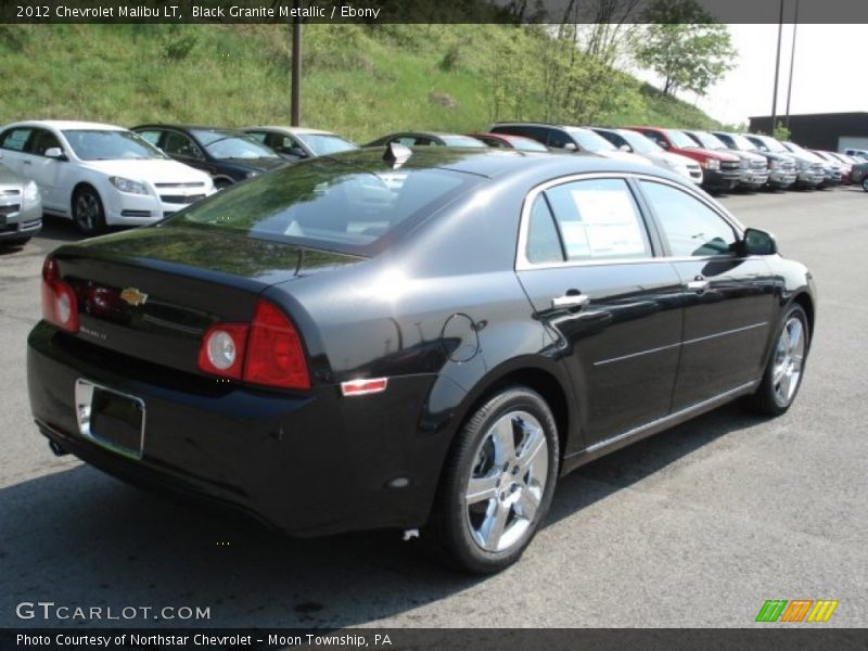 Black Granite Metallic / Ebony 2012 Chevrolet Malibu LT